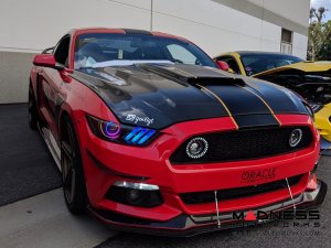 Ford Mustang V6/ GT/ Shelby Oracle Dynamic Colorshift DRL w/ Halo Kit - (2015-2017)